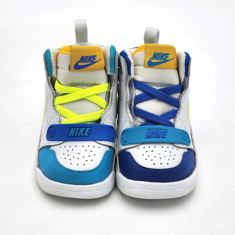 Nike Kids Jordan Legacy 312 SE High Top Sneakers Blue Lagoon Toddler's Size 5C